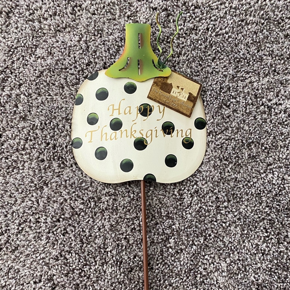 Thanksgiving Metal Pumpkin